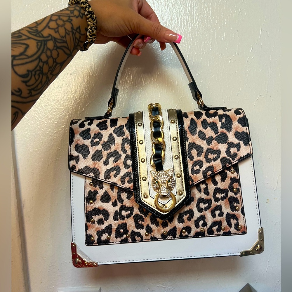 ALDO cheetah shoulder bag